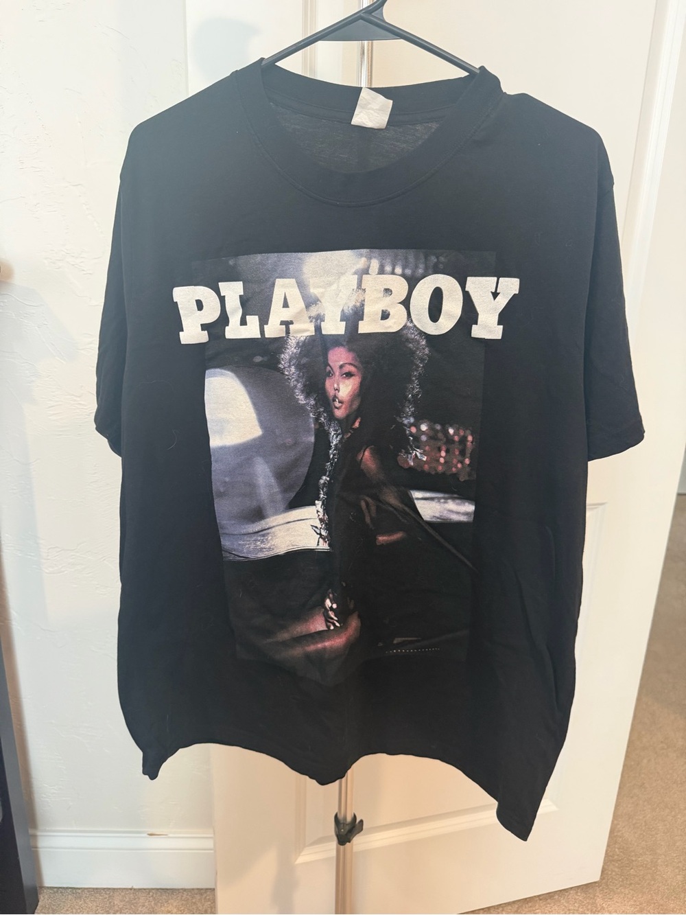 Playboy Graphic Tee for Men- Black